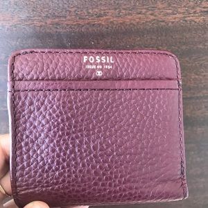 Fossil Leather Mini Wallet